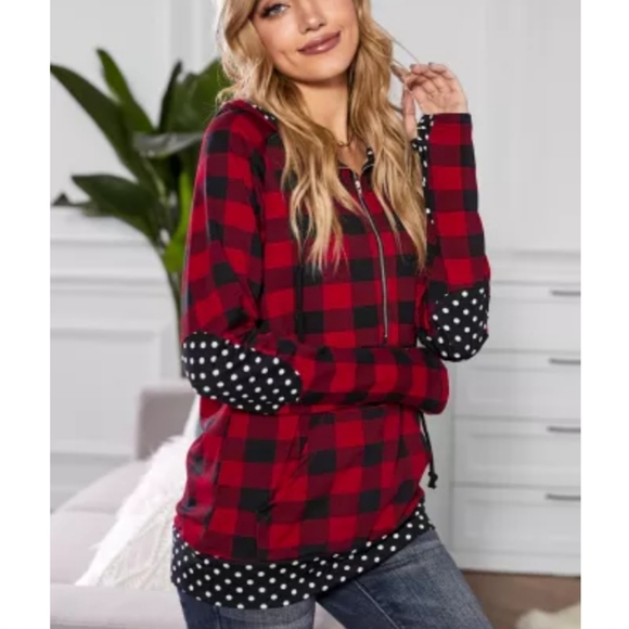 I S left💌New boutique kangaroo pocket hoodie - Picture 2 of 16